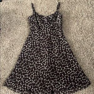 ANN TAYLOR MOCK CHEETAH PRONT DRESS